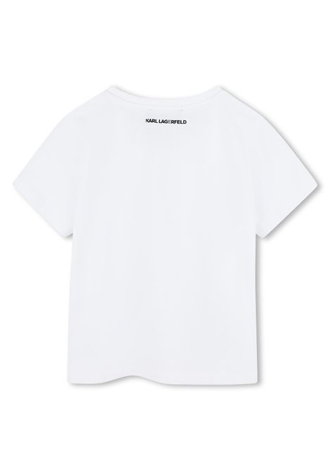 T-shirt con stampa KARL LAGERFELD KIDS | Z3048610P